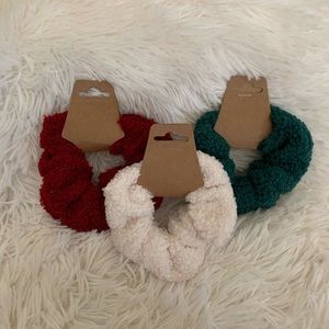 Teddy Bear Scrunchies